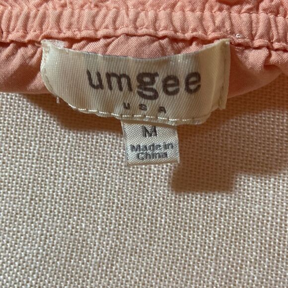 Umgee Boho Peach Off-Shoulder Tunic - Picture 6 of 7